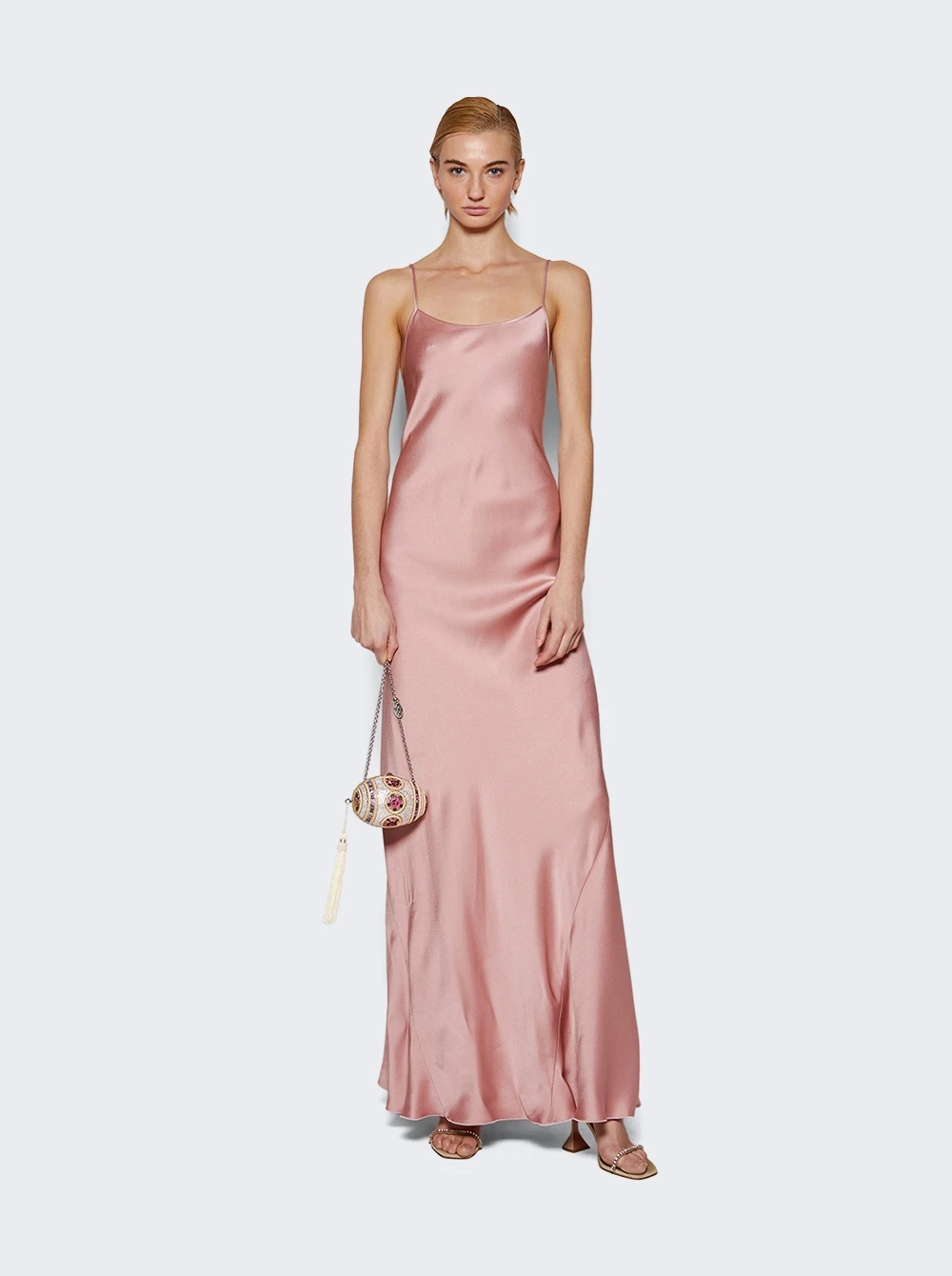 Victoria Beckham Cami Floor-length Dress Peony - Image 2