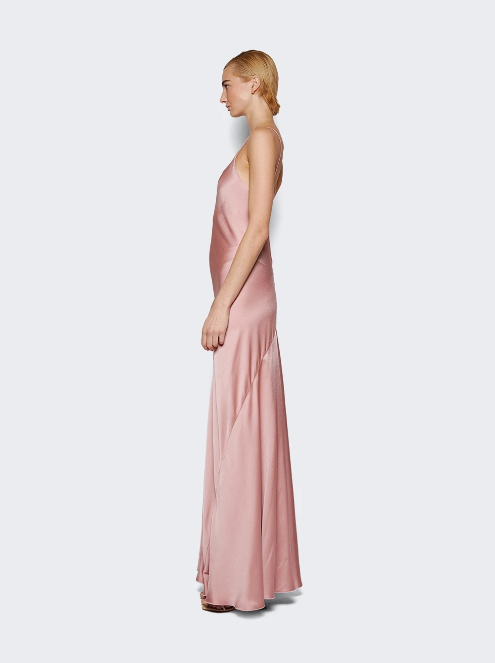 Victoria Beckham Cami Floor-length Dress Peony - Image 4