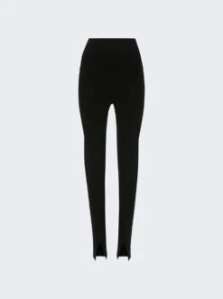 Victoria Beckham Split Front Leggings Black