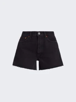RE/DONE 90S Low Slung Shorts Washed Black