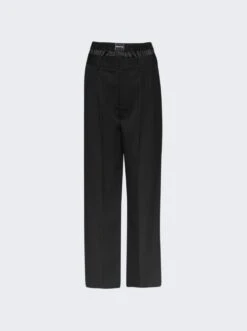 Low Rise Trouser With Boxer Black