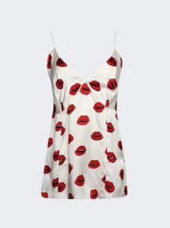 Grisella Top Cream And Red