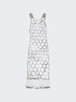 Marina Dress White And Black