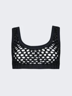 Lady Bralette In Crystal Mesh Navy