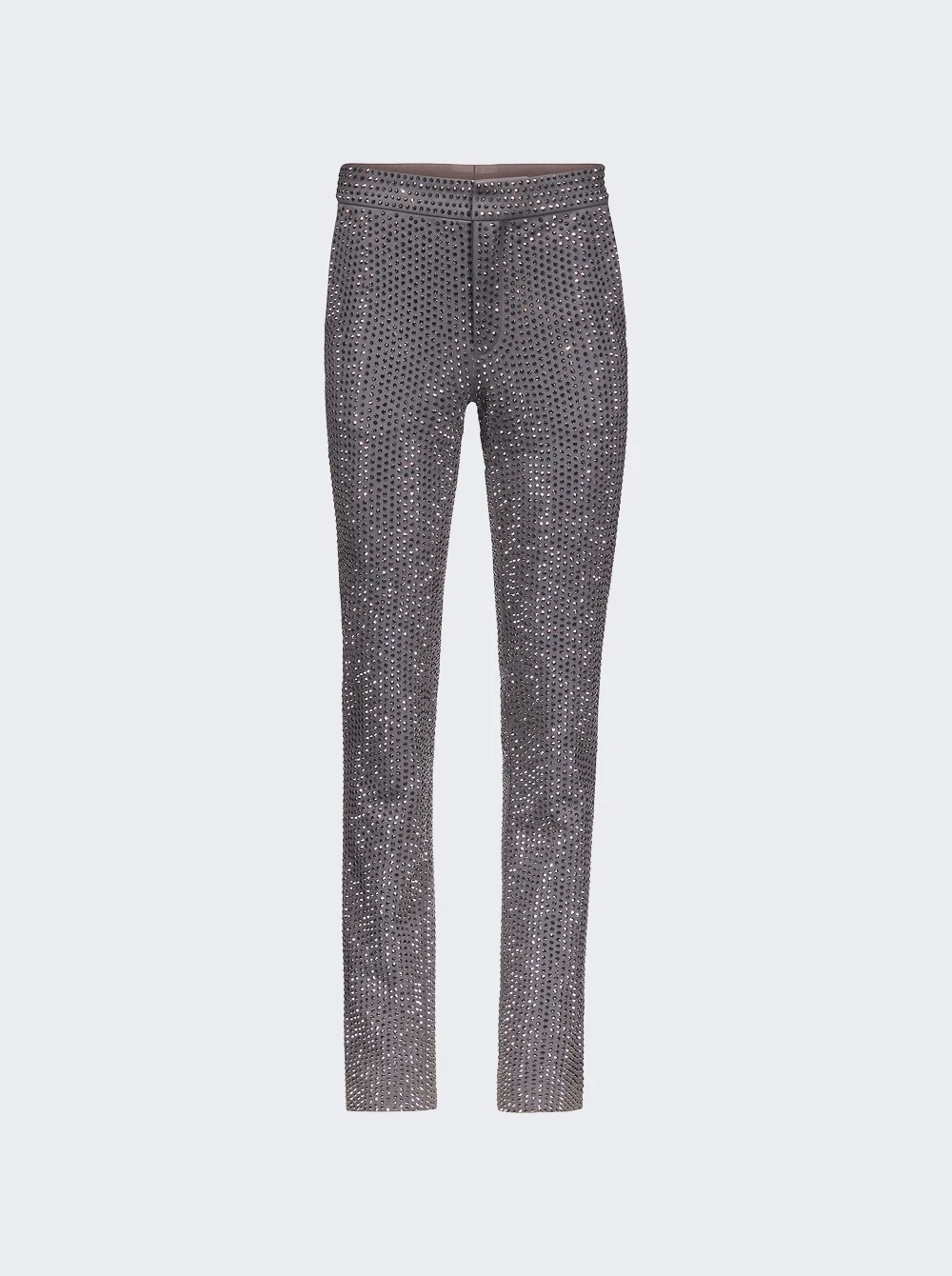 Area Crystal Embellised Tuxedo Pant Charcoal