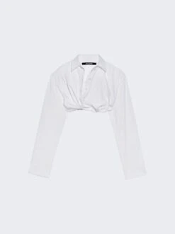 Jacquemus La Chemise Bahia Courte White