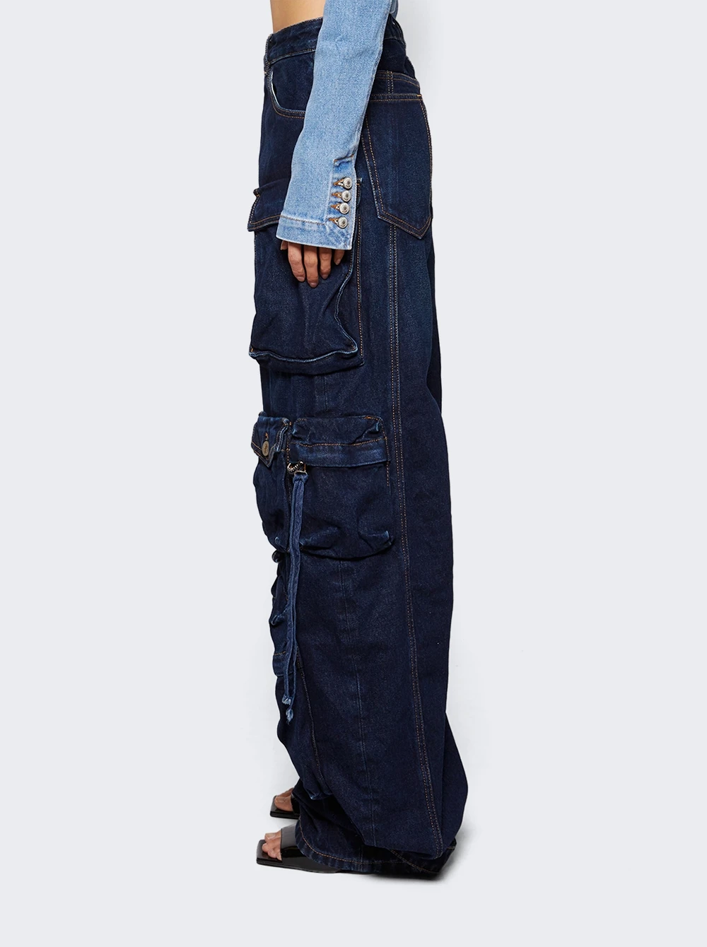 Fern Long Pants Dark Blue - Image 4