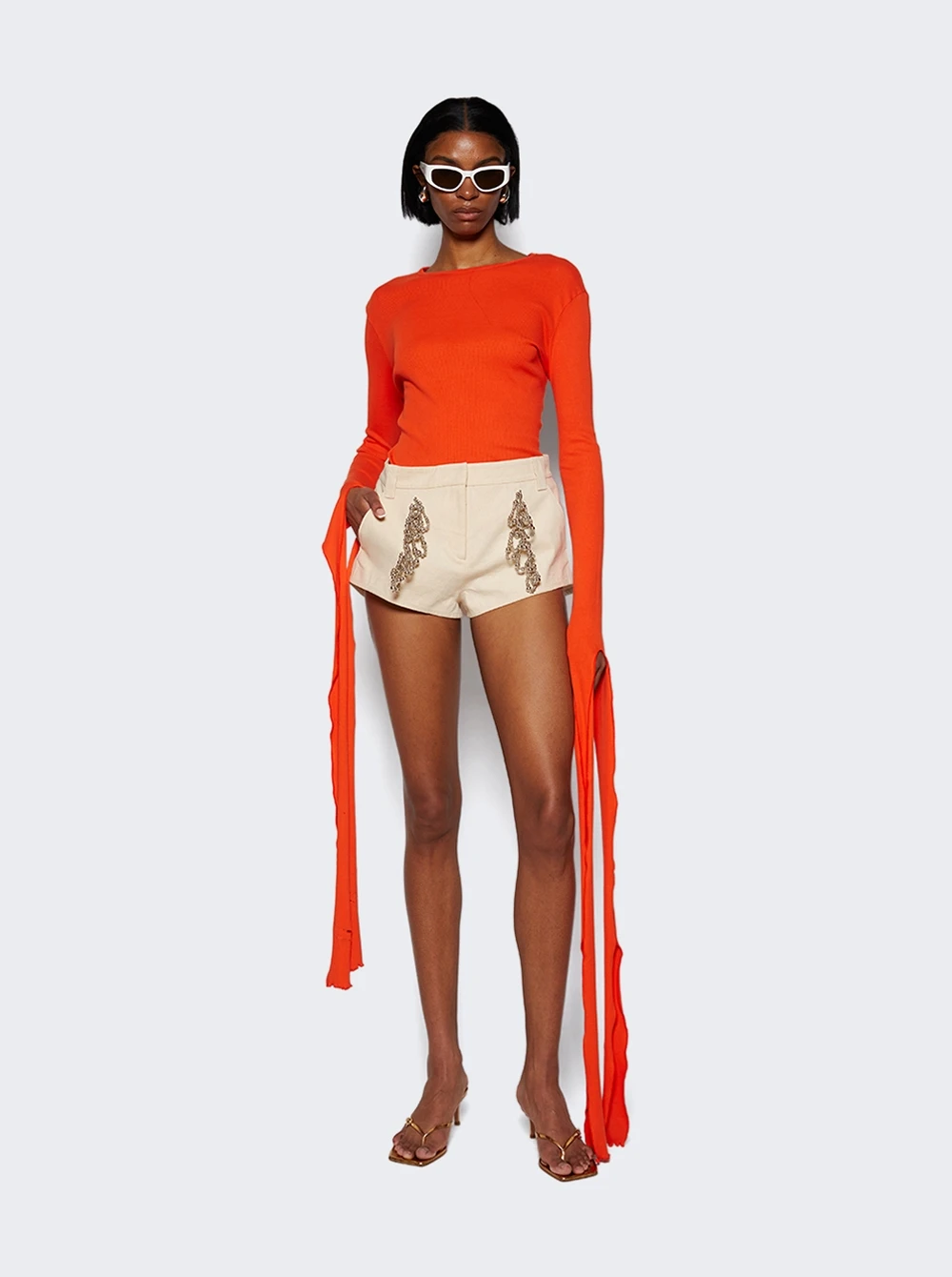 Rider Shorts Natural And Silver - Image 2