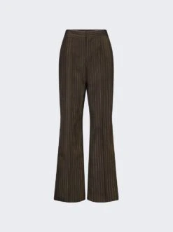 Jean Paul Gaultier Flare Trousers Brown