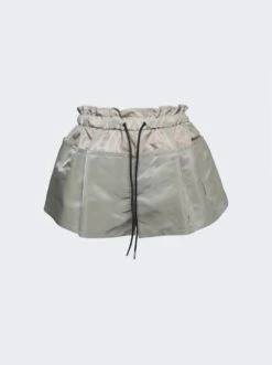 Sacai Twill Shorts Khaki