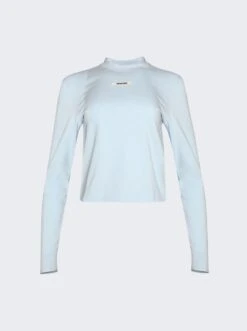 Jacquemus Le T-shirt Gros Grain Light Blue