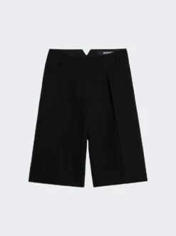 Jacquemus Le Bermuda Ovalo Bermuda Shorts Black