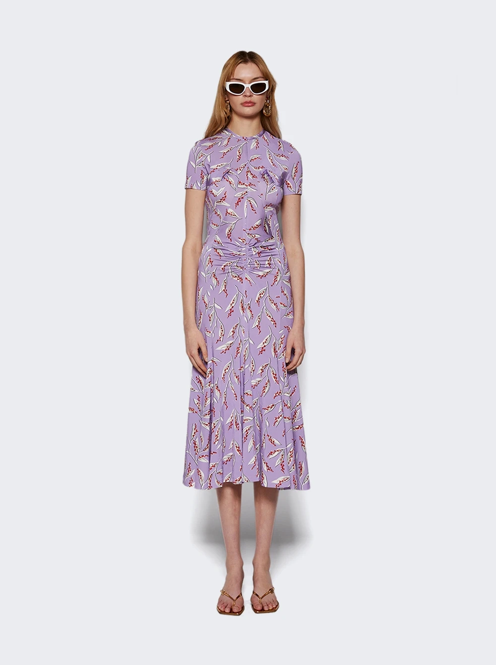 Robe Midi Dress Muguet Lavender - Image 3