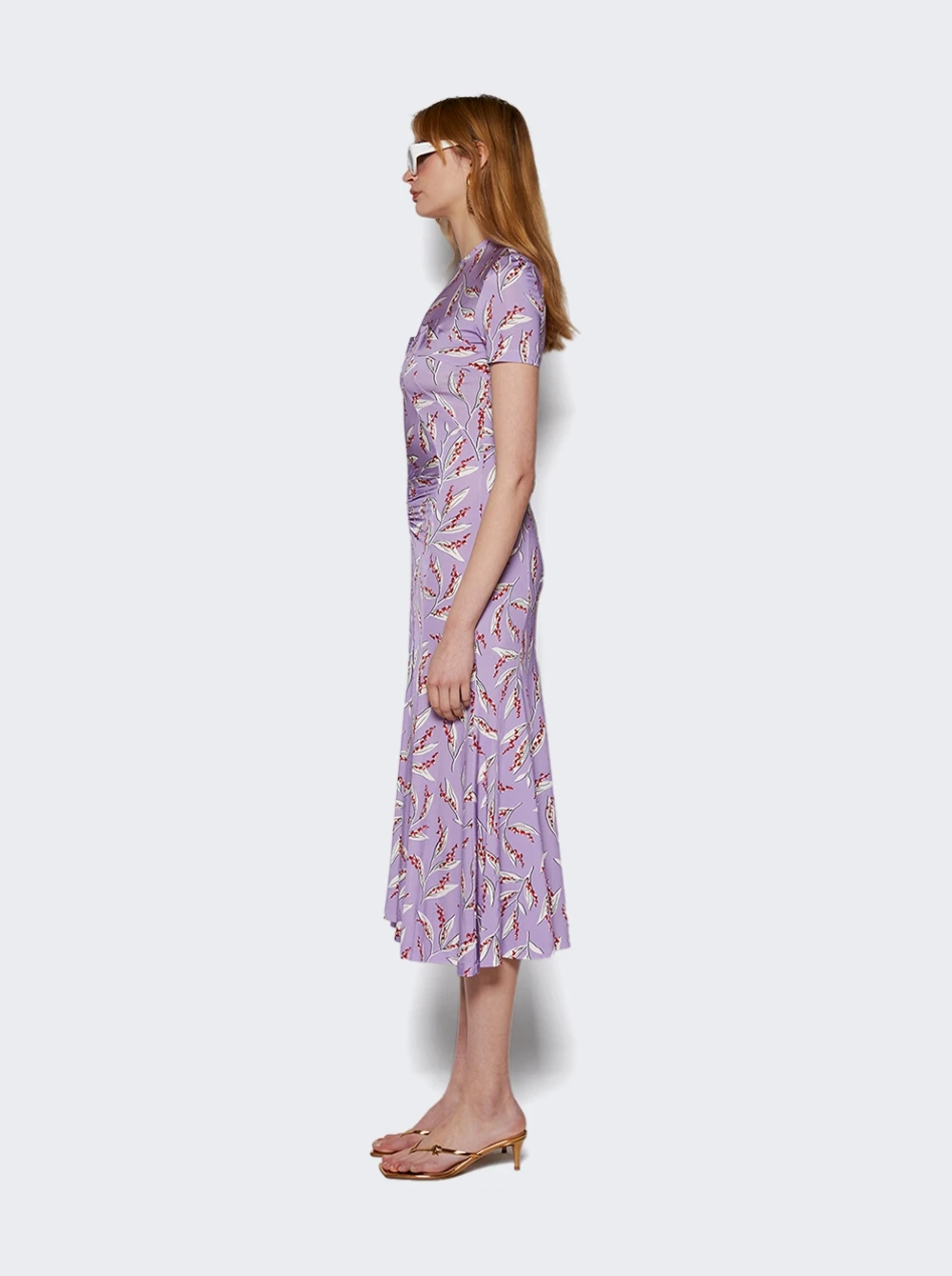 Robe Midi Dress Muguet Lavender - Image 4