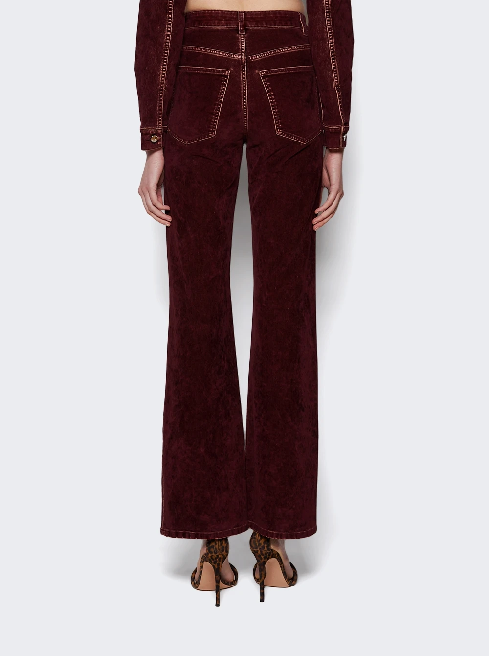 Flare Pants Bordeaux - Image 5