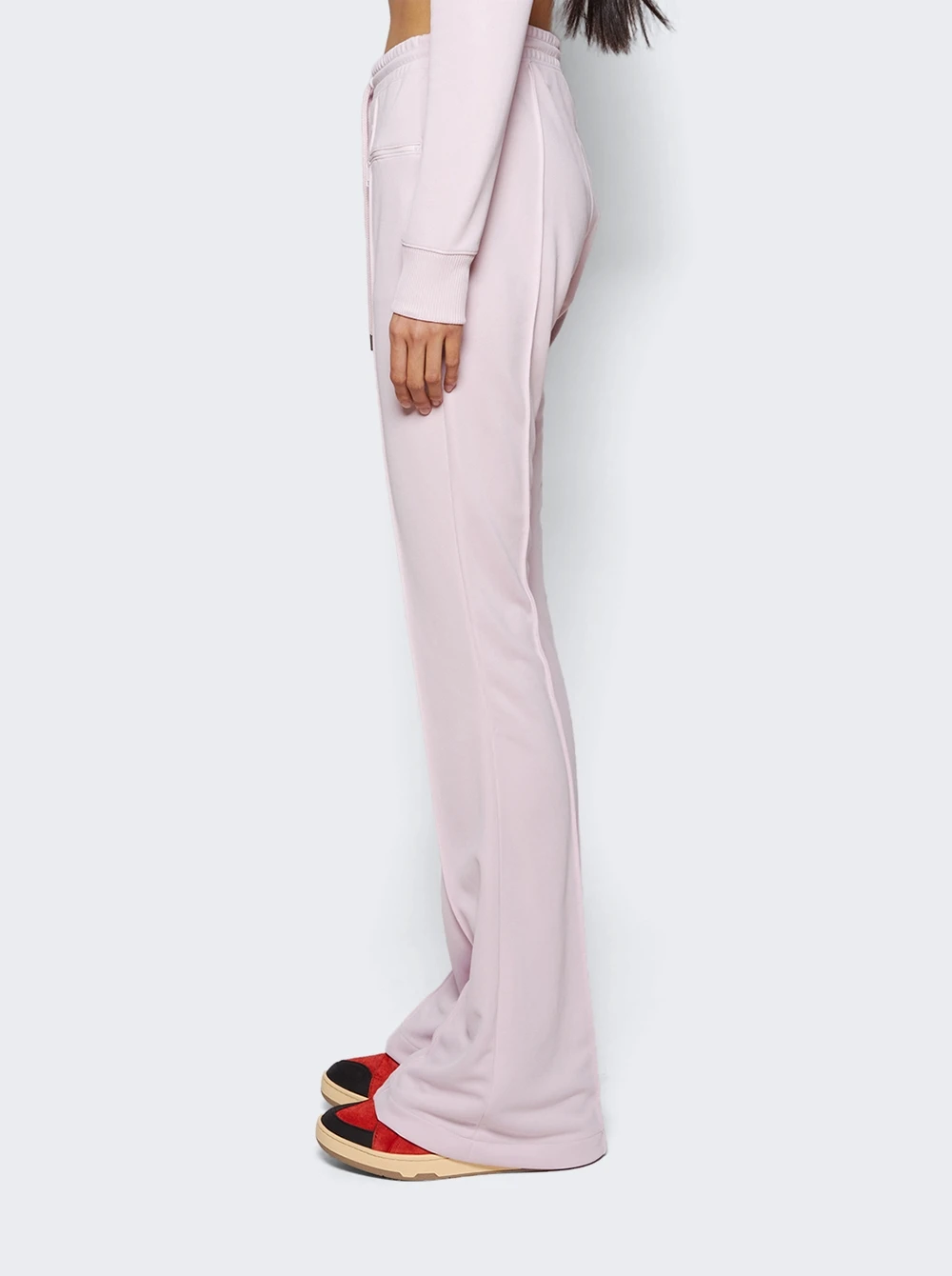 COURREGES Tracksuit Interlock Pants Powder Pink - Image 4