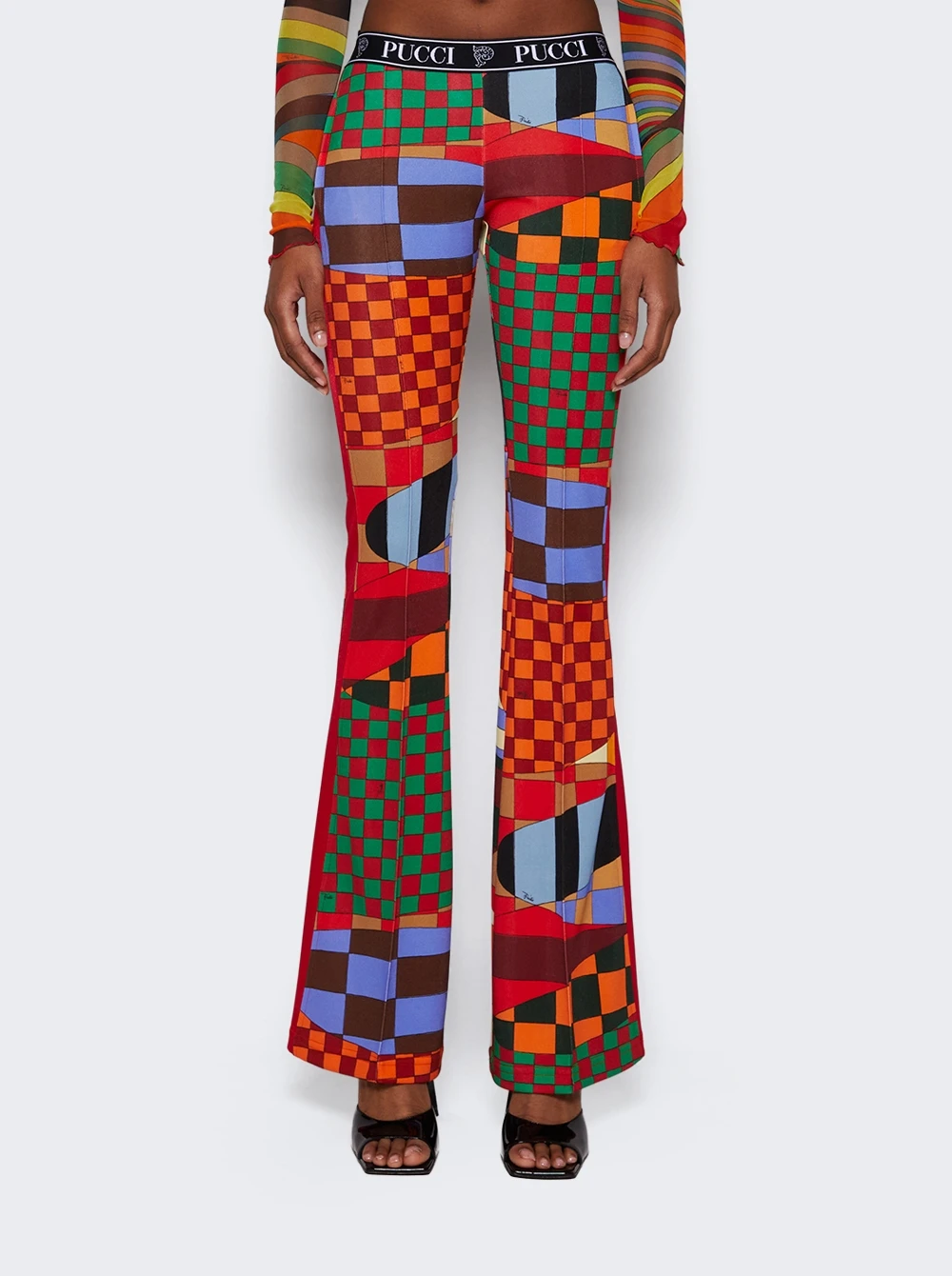 Sport Jersey Trousers Arancio Verde - Image 3