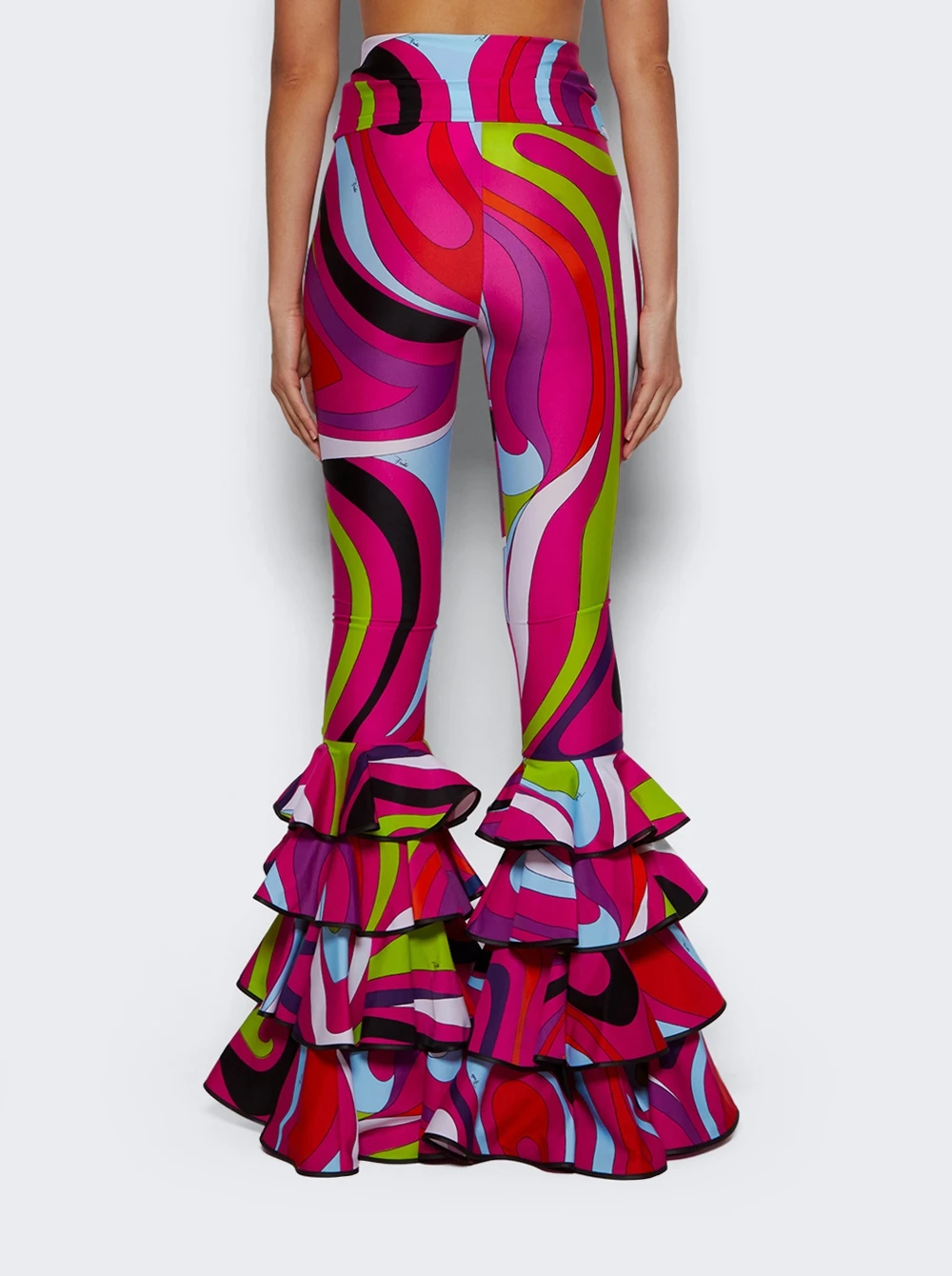 Ruffle Hem Pant Fuchsia - Image 5