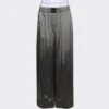 Satin Boxer Pant Grey And Black
