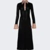 Etro Abito Jersey Dress Black