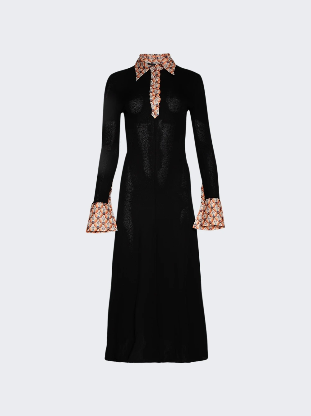Etro Abito Jersey Dress Black