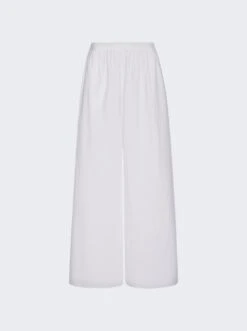 The Row Goyan Cotton Pants White