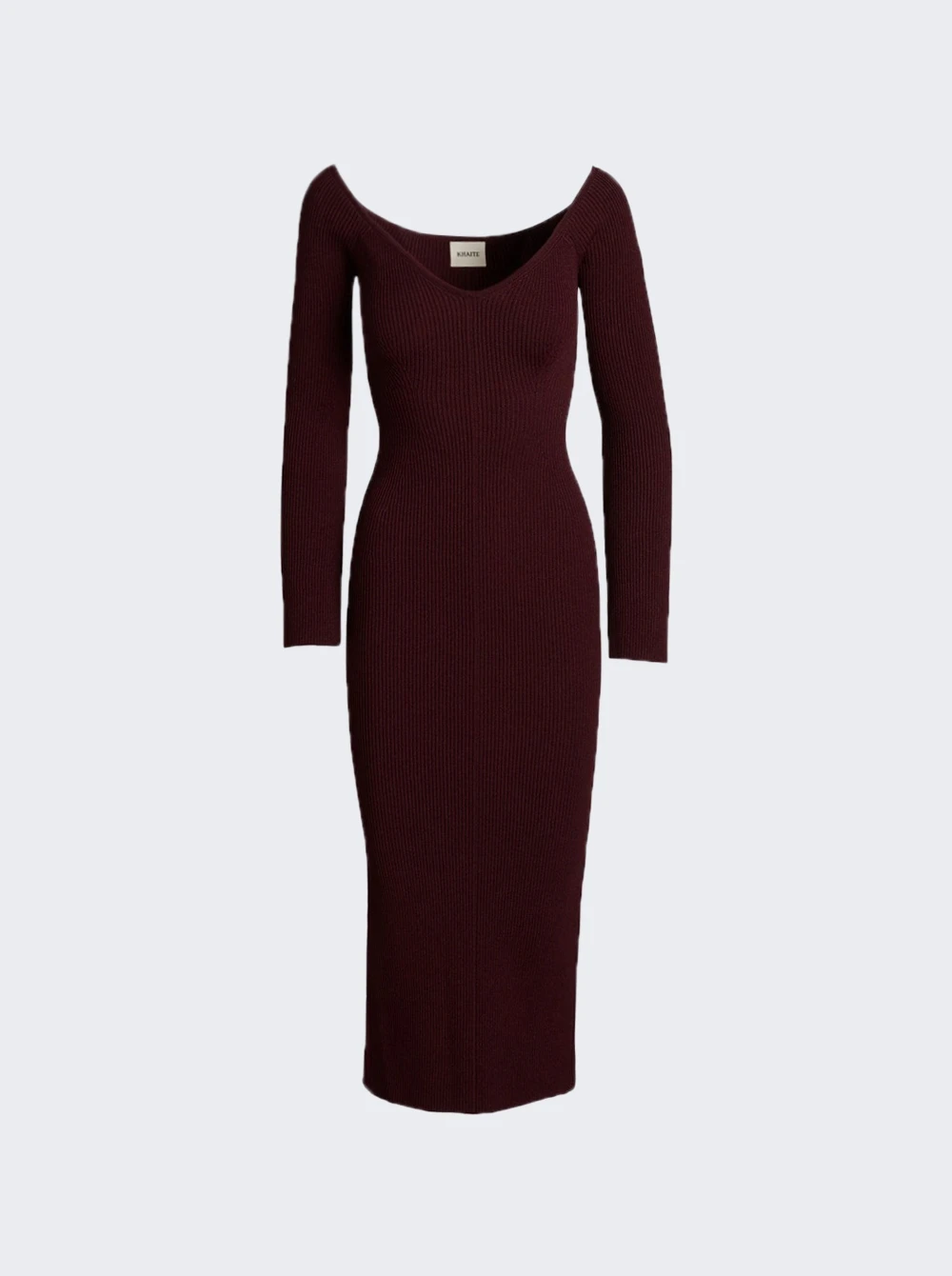 Pia Dress Merlot Red