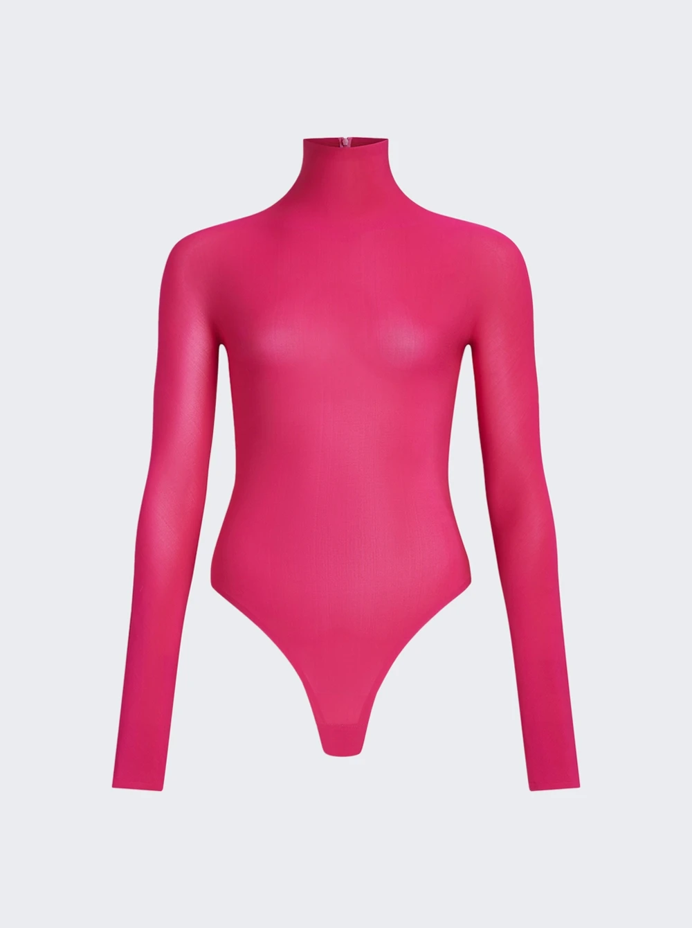 ALAIA High Neck Bodysuit Fuchsia