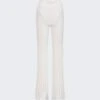 Dion Lee Snakeskin Pants Ivory