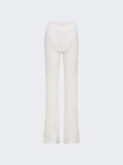 Dion Lee Snakeskin Pants Ivory