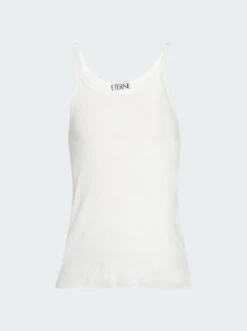 Rib Tank Top Ivory