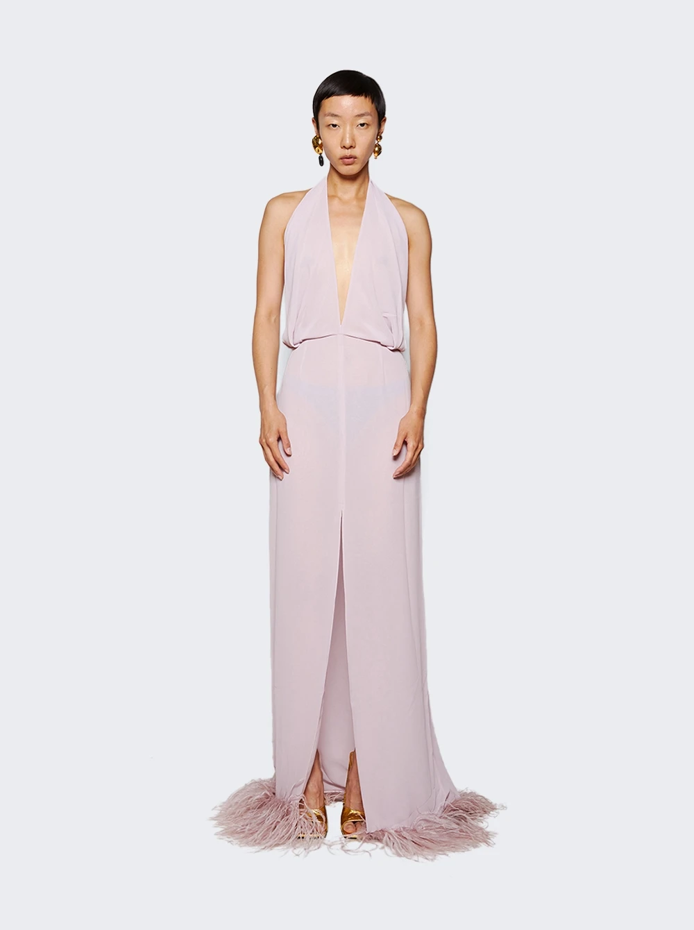Isolde Midi Dress Mauve - Image 2