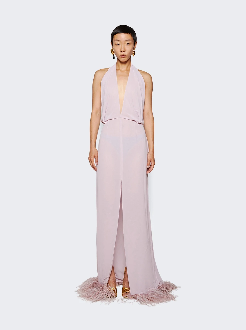 Isolde Midi Dress Mauve - Image 3