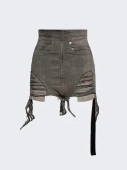 Dirt Denim Cutoff Shorts Mineral Grey