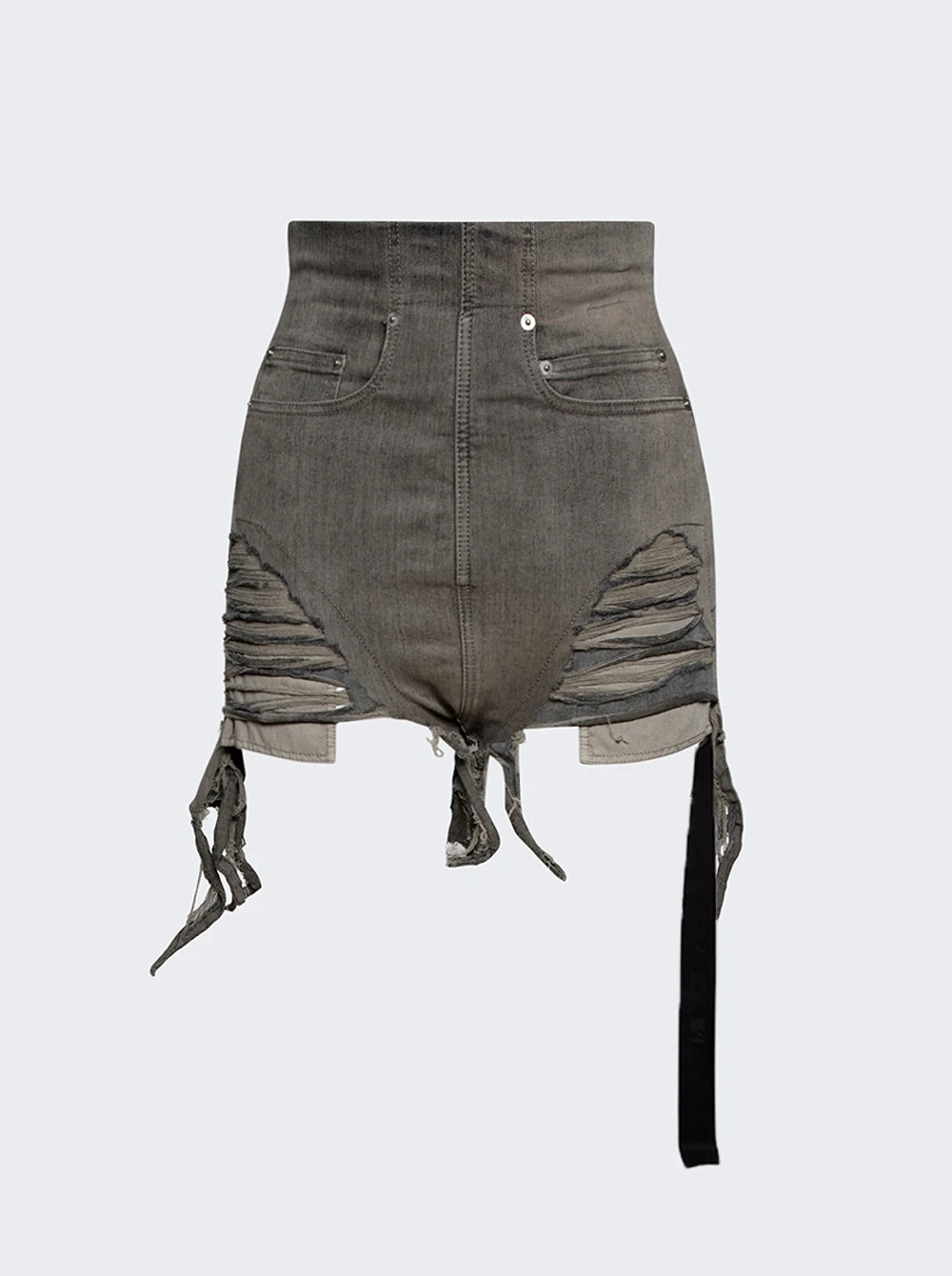 Dirt Denim Cutoff Shorts Mineral Grey