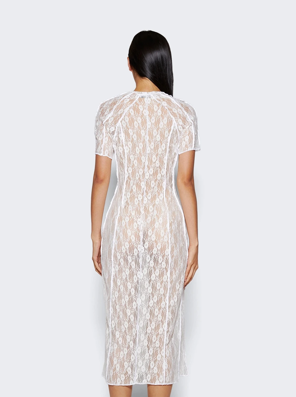 Essentia Lace Dress White - Image 5