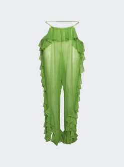Mermaid Ruffled Pant Pistachio
