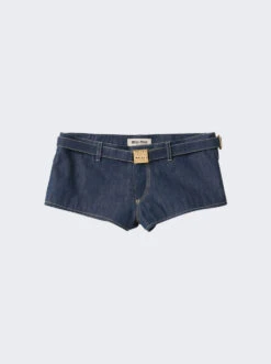 Miu Miu Denim Shorts Blue