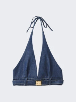 Miu Miu Denim Top Blue