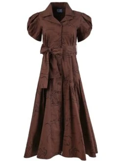 Glades Dress Nude Brown Bodies