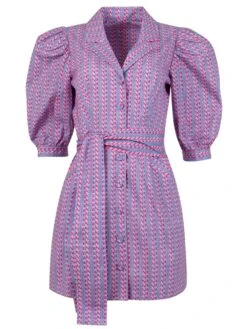 Casitas Dress Aqua Pink Chain