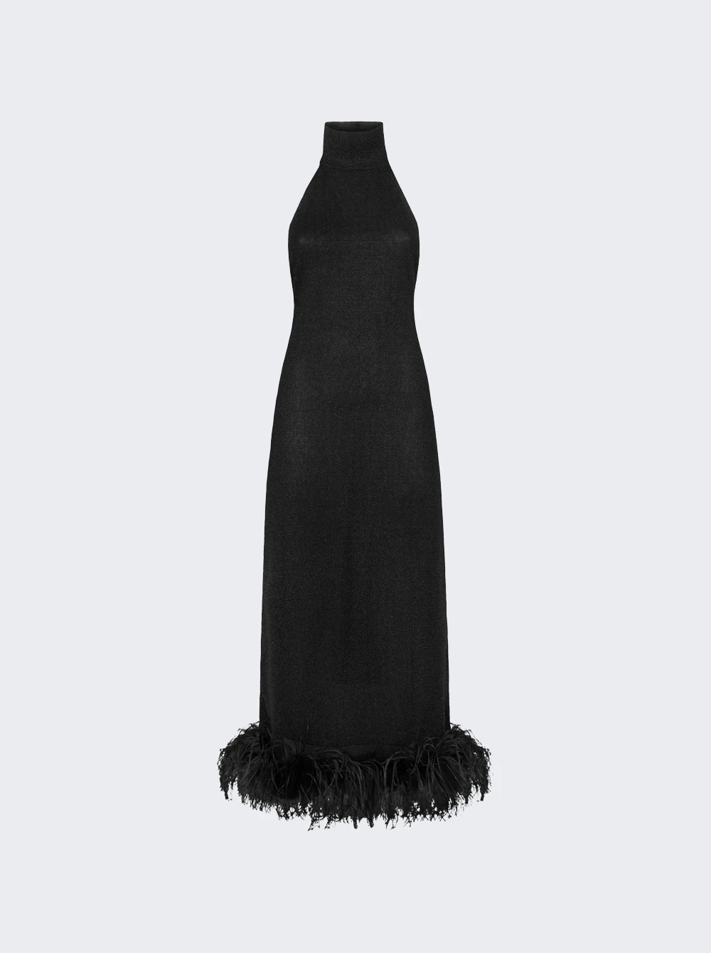 OSEREE Lumière Turtleneck Dress Black