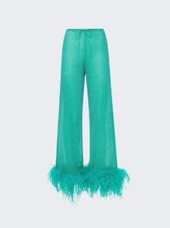 OSEREE Lumière Plumage Long Pants Aquamarine