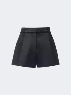 Pleated Short Black
