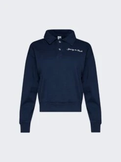 Syracuse Embroidered Polo Shirt Navy