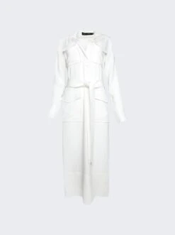 PROENZA SCHOULER Vaneessa Crepe Dress White