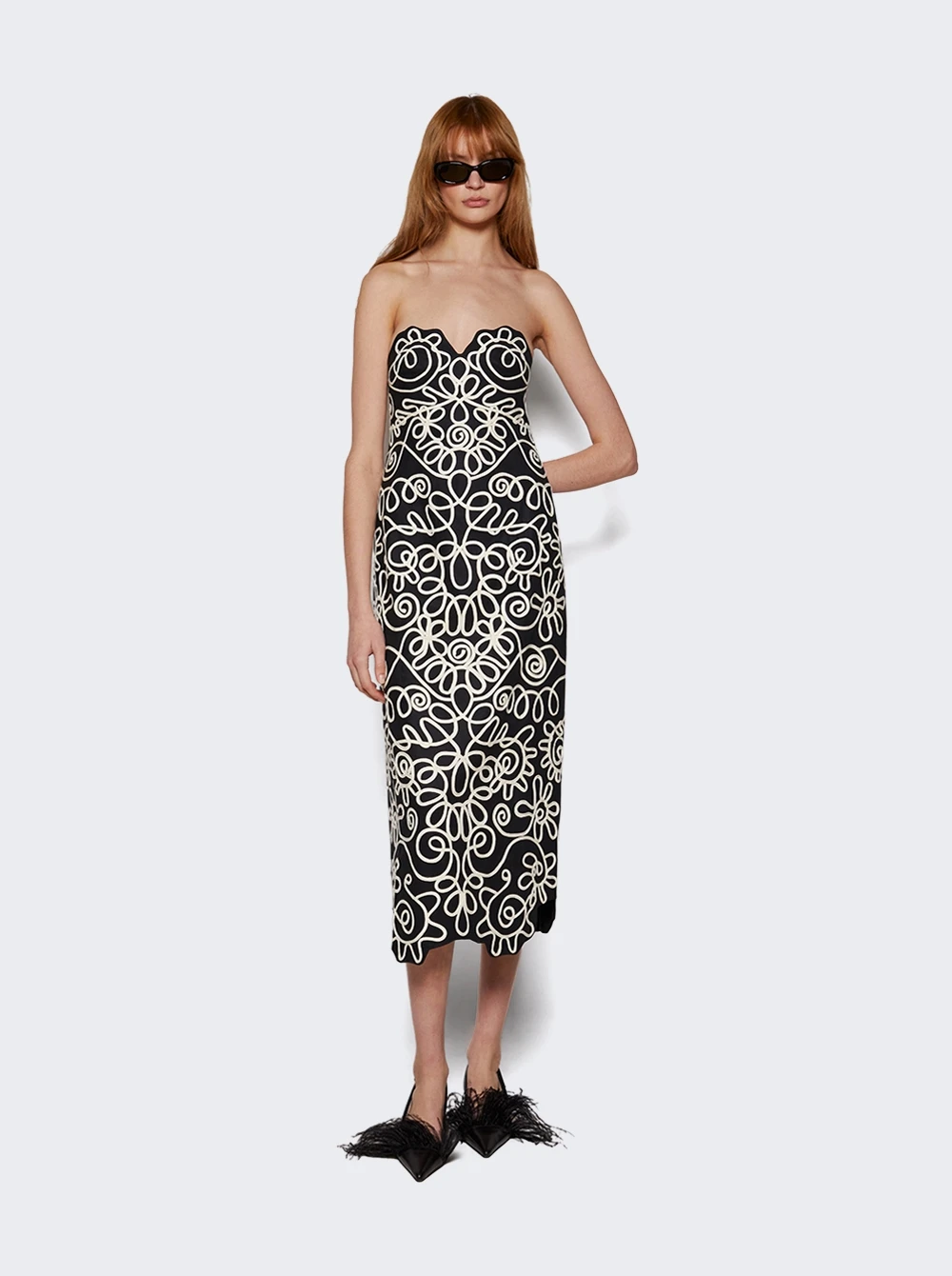 Stella Dress Black And White - Image 2