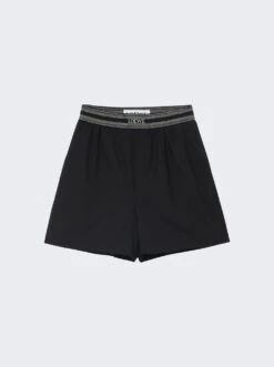 Loewe Wool Shorts Black