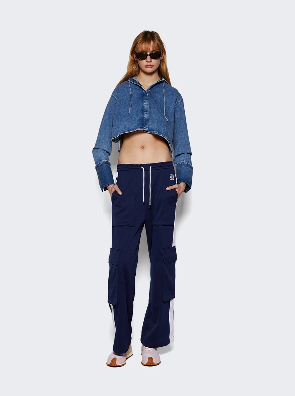 Loewe Cargo Tracksuit Pants Marine - Image 2