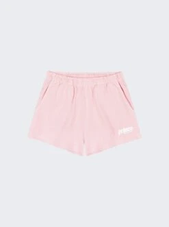 Prince Sporty Disco Shorts Baby Pink And White
